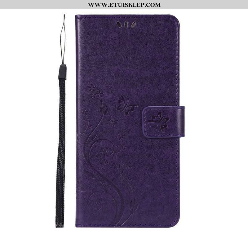 Etui Folio do Samsung Galaxy S21 5G Motyle Na Wietrze